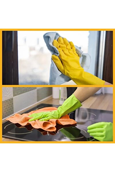 MG HOME 6 bucăți cârpă de curățare din microfibră 40x40 - super absorbantă, f...