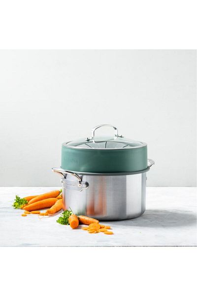 Greenpan باخرة بخارية خضراء مقاس 24 سم