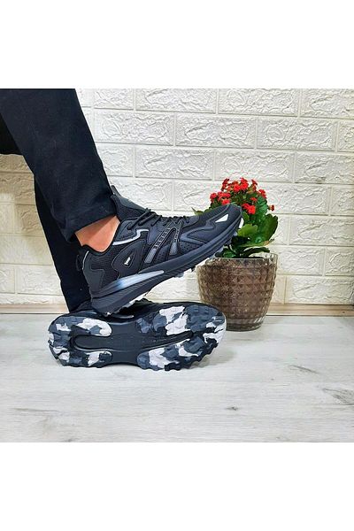 Jump 29725 Black Memory Foam - Casual Non-Slip Sneakers