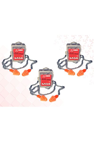 3MK Noise Sound Prevention Earplugs