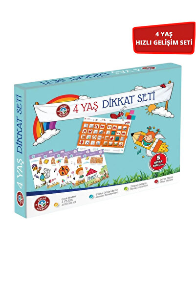 Çocuk Akademi Dikkat Kitapları 4 Yaş