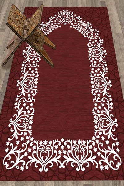 EY HOME Digital Printed Washable Simple and Stylish Prayer Rug 70X130 cm