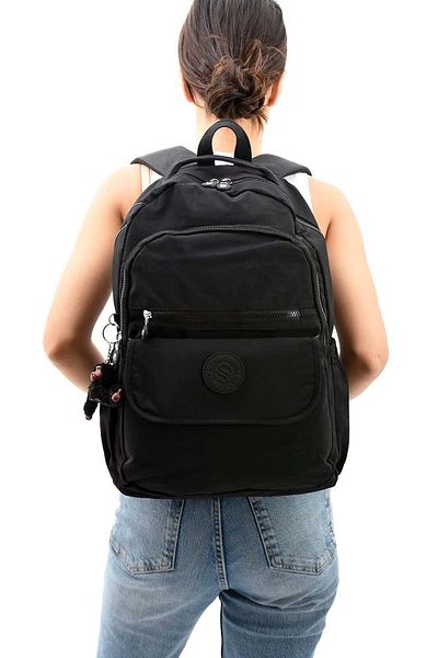 Lifonbag Unisex Crinkle Fabric - Αδιάβροχο, Πολλαπλών Διαμερισμάτων Μεγάλο Μέγεθος Laptop School & Backpack