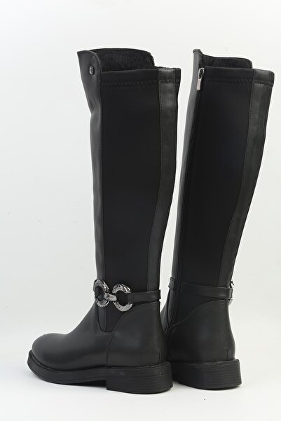 Pierre Cardin ® | PC-54121 - 3076 Чорна шкіра - Жіночі чоботи