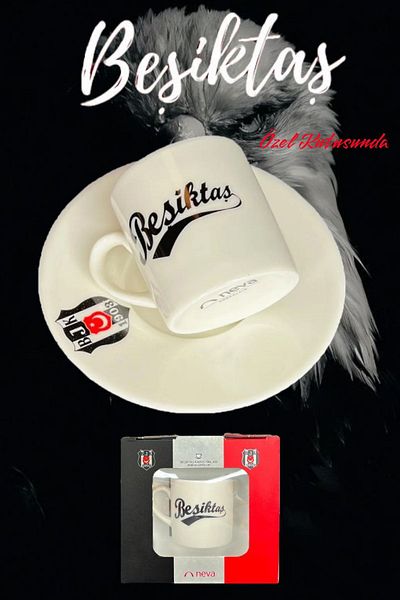 Neva Bjk Fan Licensed Coffee Cup - In Special Box, Father's Day Gift Black Eagle