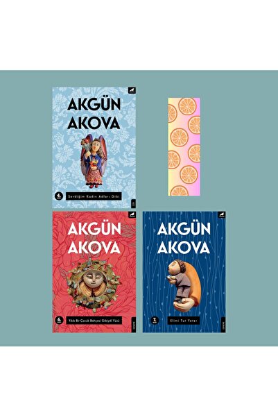 Destek Yayınları Akgün Akova Seti - 3 Kitap - Ayraç Hediyeli