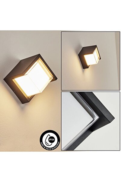 fullreyon Elektrikle Çalışır, Alüminyum Kasa, 6 Watt Dekoratif Led Aplik, Bah...