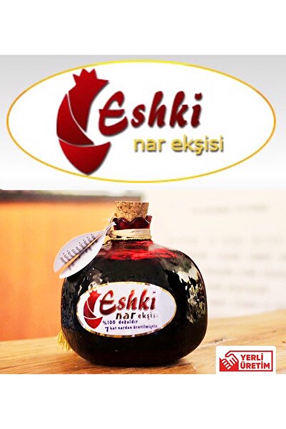 Eshki NAR EKŞİSİ (ÖZÜTÜ ) 760 gr Özel El Yapımı Nar Figürlü Şişede