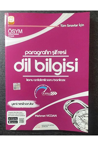 Paragrafın Şifresi Yayınları Paragrafın Sifresi Dil Bilgisi