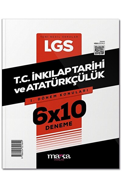 Marka Yayınları 2026 Lgs 1.dönem Konuları T.c. Inkılap Tarihi Ve Atatürkçülük 6 Deneme