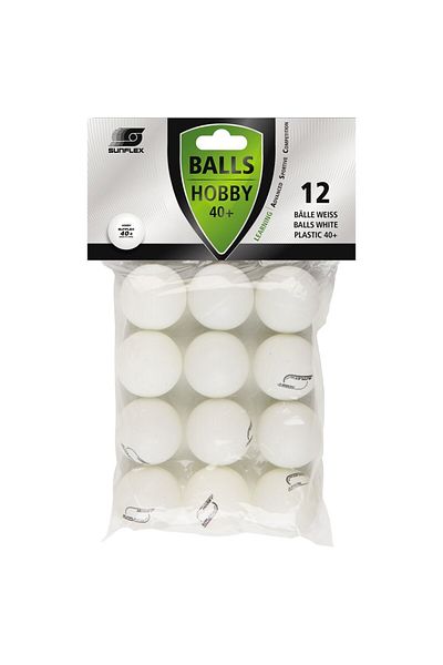 SUNFLEX Hobby Table Tennis Ball 12 Pcs
