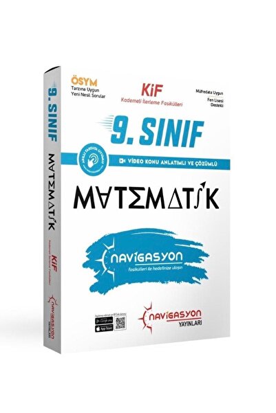 Navigasyon yayınları Kif 9.sınıf Matematik Set (kademeli Ilerleme Fasikülleri...