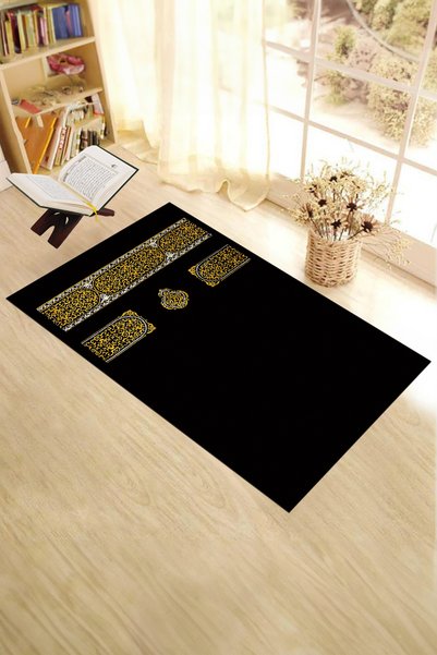 EY HOME Digital Printed Washable Simple Pattern Gift Prayer Rug Prayer Mat 70X130