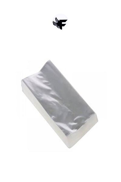 FİGANLAR Transparent Glossy Gelatin Bag 10X20Cm 50 Pcs Cookies Accessory Gift Packaging