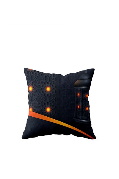 on the clouds Ramadan with Lantern Ramadan Mubarak Single Side Hidden Zipper Pillowcase Throw Pillow Seat Pillow Case