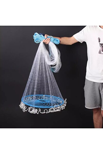 Denizyıldızı Çemberli Amerikan 6 Kg Kurşunlu Pro Serpme Misina 0,33 Mm Yüksek...