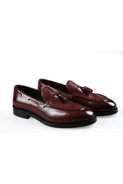 ERKEK HAKİKİ DERİ CORCİK DERİ DETAYLI NEOLİT TABAN AYAKKABI (LEATHER SHOES)