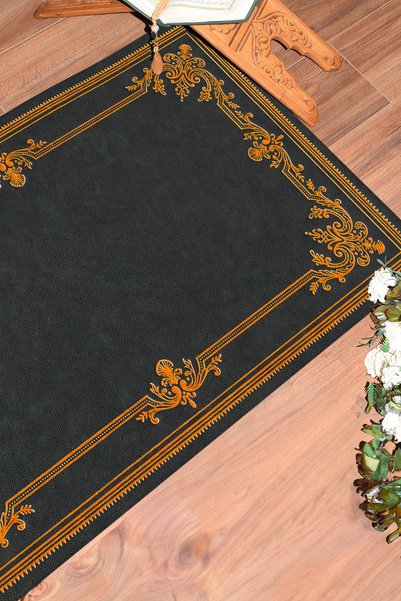 EY HOME Digital Printed Washable Floral Gift Prayer Rug Prayer Mat 70X130