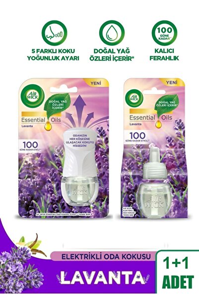 Air Wick Elektrikli Oda Kokusu Seti Lavanta (1 Kit 1 Yedek)