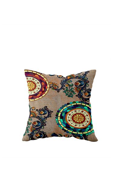 Pelangi Double Sided Perfectly Patterned - Hidden Zippered Throw Pillow Seat Pillow Cover