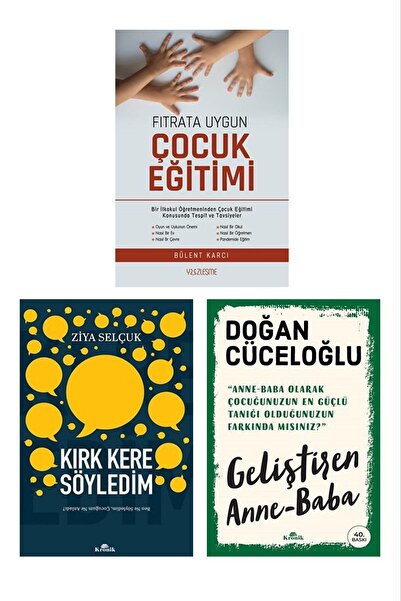Yüzleşme Yayınları Fıtrata Uygun Çocuk Eğitimi - Kırk Kere Söyledim - Geliştiren Anne Baba 3 Kitap Set