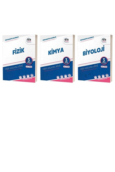eis Yayınları EİS YAYINLARI AYT FİZİK 3 KİMYA 3 BİYOLOJİ 3 FEN SET