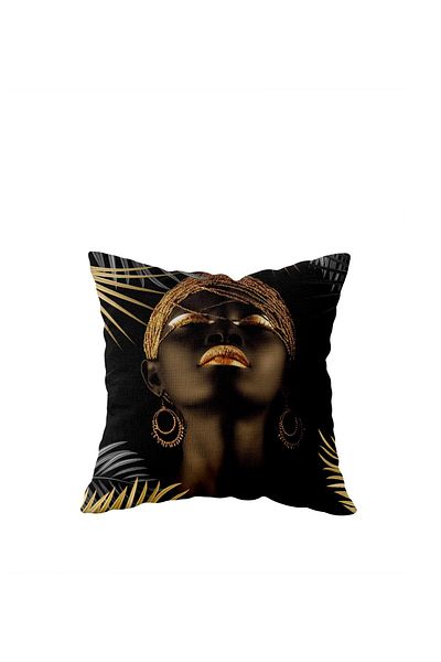 on the clouds Black Women One Side Hidden Zipper Pillowcase Throw Pillow Seat Pillow Case