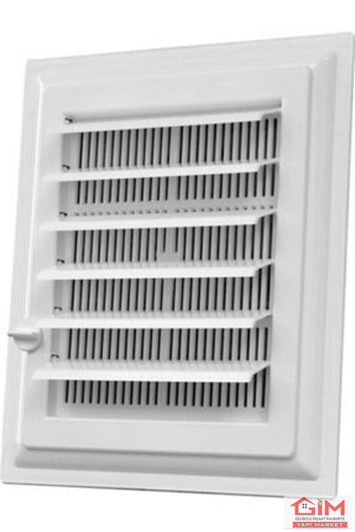 GİM -bulmax Plastic Vent Bathroom WC Ventilation Vent Louver Cover 25x45
