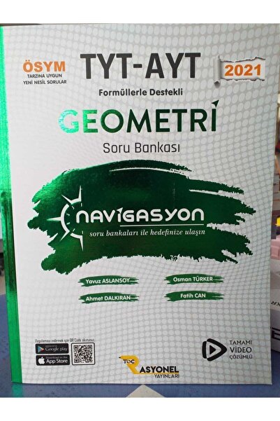 Rasyonel Yayınları Asyonel Yayınları Tyt Ayt Navigasyon Geometri Soru Bankası