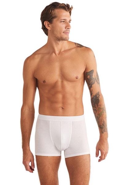 Kom Ανδρικά Λευκά Μπόξερ - Troy Cotton Modal