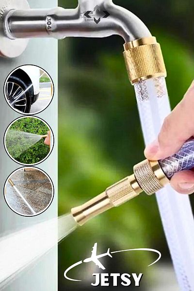 LİGROUND Jetsy High Pressure Auto Washing and Garden Watering Pressure Increasing Apparatus Multi-Purpose Hose End