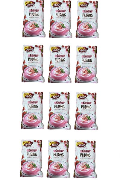 Bizim Mutfak Çilekli Toz Puding 125 Gr X 12 Adet