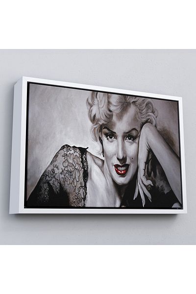 Harita Sepeti Pictură decorativă de perete Marilyn Monroe cu cadru-6610