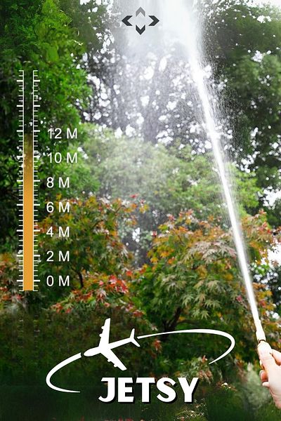LİGROUND Jetsy High Pressure Auto Washing and Garden Watering Pressure Increasing Apparatus Multi-Purpose Hose End