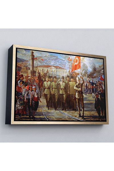 Harita Sepeti Рамкирана картина на Освобождението на Измир - Влизането на Ататюрк в Измир-6627