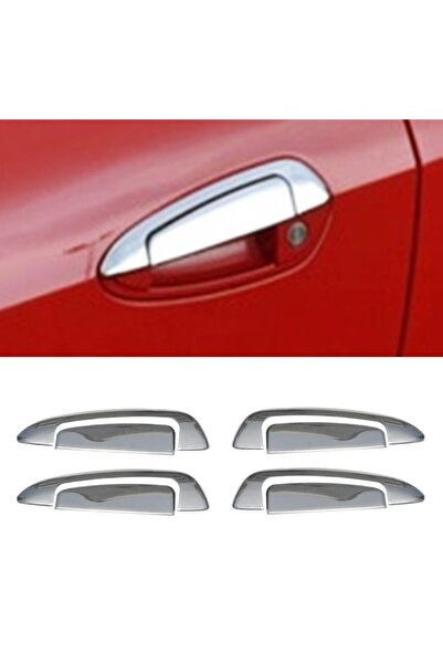 MYTUNİNG Fiat Grande Punto Kapı Kolu 2006 Ve Üzeri 4 Kapı 8 Parça P.çelik Uyumlu