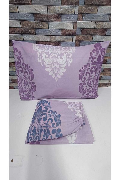 GASEL ÇARŞI Cotton Single Elastic Crankcase Set - 100x200 & 120x200