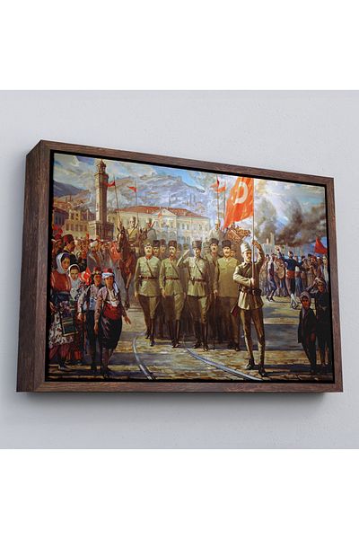Harita Sepeti Рамкирана картина на Освобождението на Измир - Влизането на Ататюрк в Измир-6627