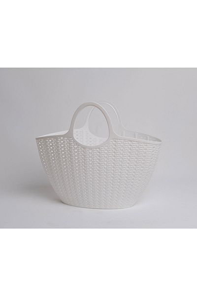 ARVALE 22 Liter Volume Soft Plastic Beach Tote Bag, Toy Box & Laundry Basket