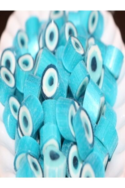 Genel Markalar Nazar Boncuğu Desenli Lolly Akide Şekeri 1000 gr