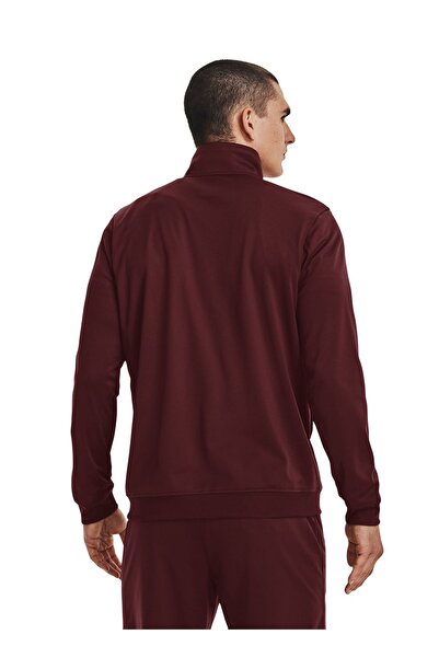 Under Armour Men's Red-White Plain Sweatshirt 1329293 - Sportstyle Knitwear