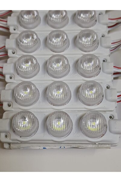 Genel Markalar Mercekli Beyaz 3W Power LED Modül, 10 adet, yüksek parlaklık ve enerji verimliliği
