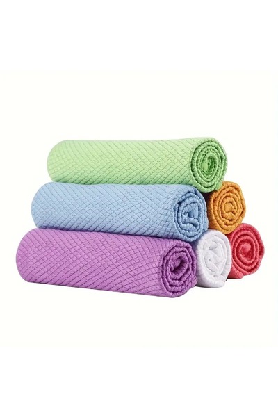 MG HOME Lavetă de curățare și uscare din microfibră 40x40 - 2 bucăți de lavet...