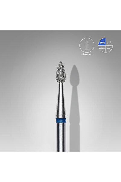 STALEKS Elmas Küre Freze, Mavi, Çap 2,3 mm, Çalışma Kısmı 5 mm