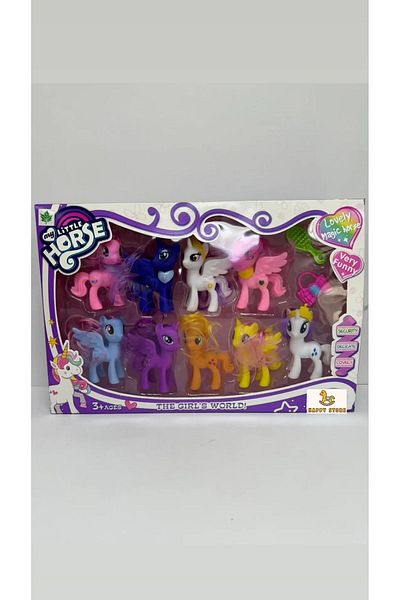 Otantik Home 9-piece WingedPonyand Horse Figured SiliconeSetwith Accessories