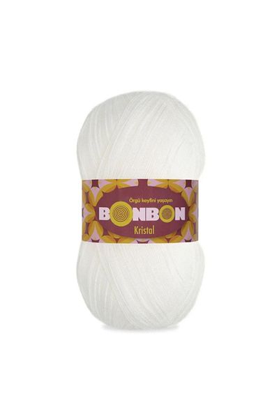 BONBON Κρυστάλλινο Χειροποίητο Πλεκτό Σχοινί Λευκό 98200