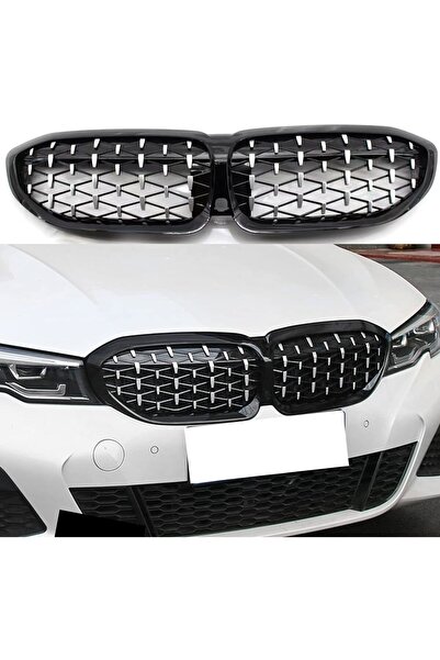 HasbeeParts Bmw 3 serisi G20 diamond ön panjur böbrek 2019-2022 Arası Uyumlu