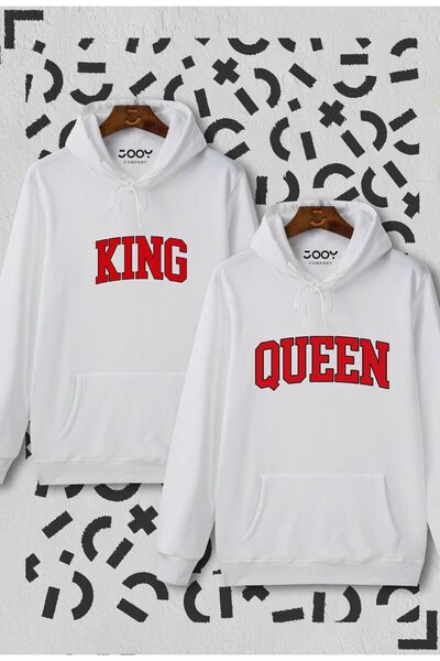 Jooy Company King Queen Lover Cuplu Combinație Set de 2 albe