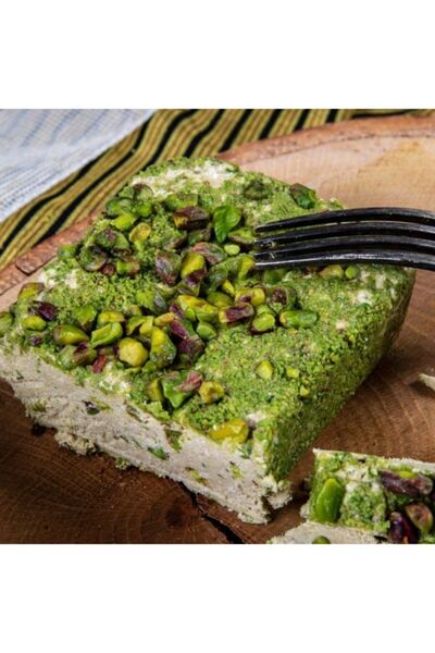 Yöresel Gaziantep Gaziantep’e Özgü Doğal Boz İç Antep Fıstıklı Tahin Helvası ...