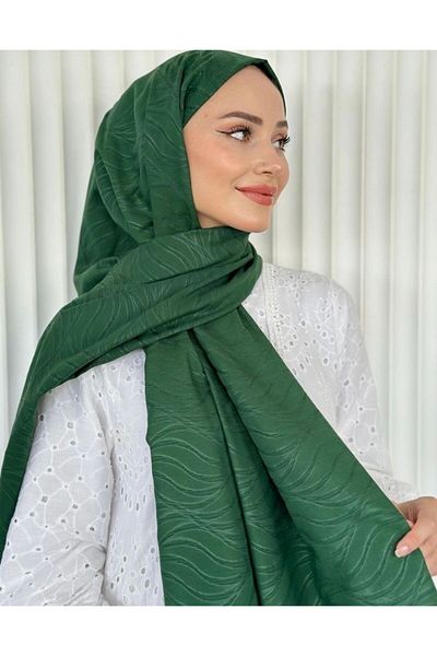 Misa Bamboo Jacquard Patterned Shawl